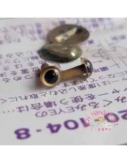 Hamanaka H220-104-8 金色水晶眼 (4.5mm)