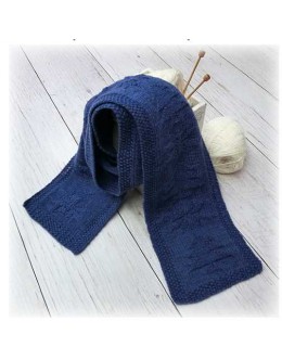 棒針編織頸巾材料包